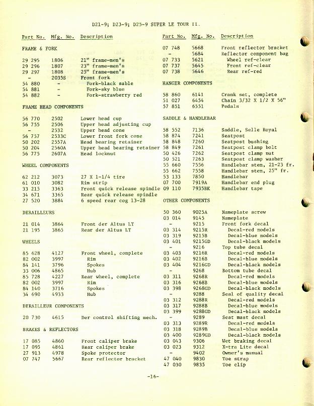 1979 Dealer Specs pg 16