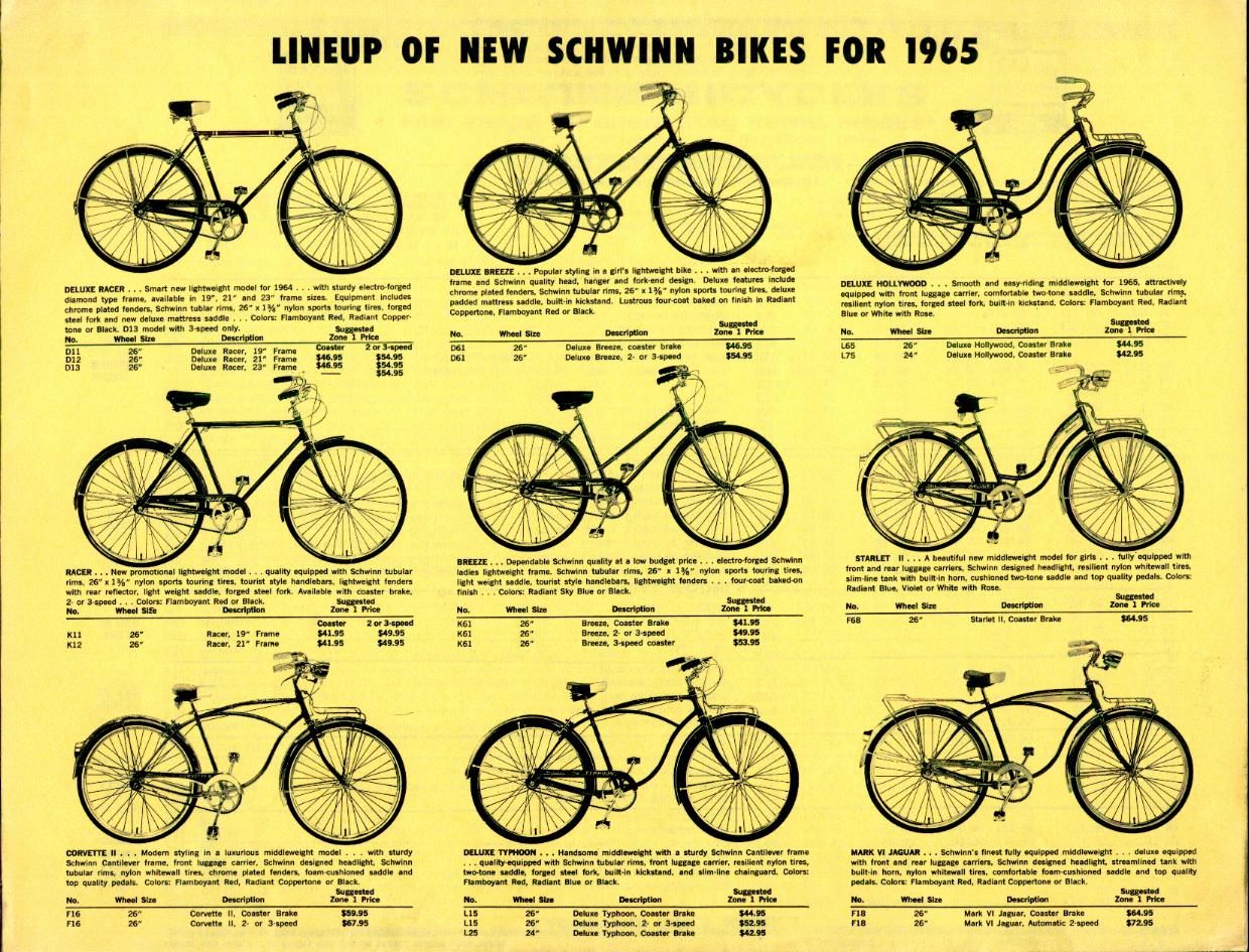 Schwinn bike price sales list